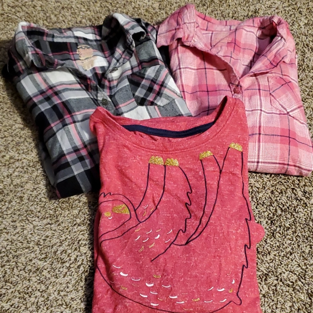 Three girl's tops